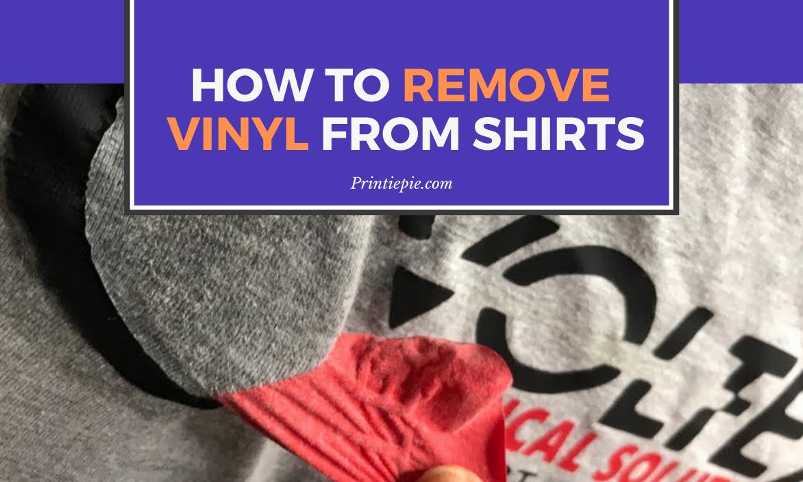 how to remove vinyl from shirts